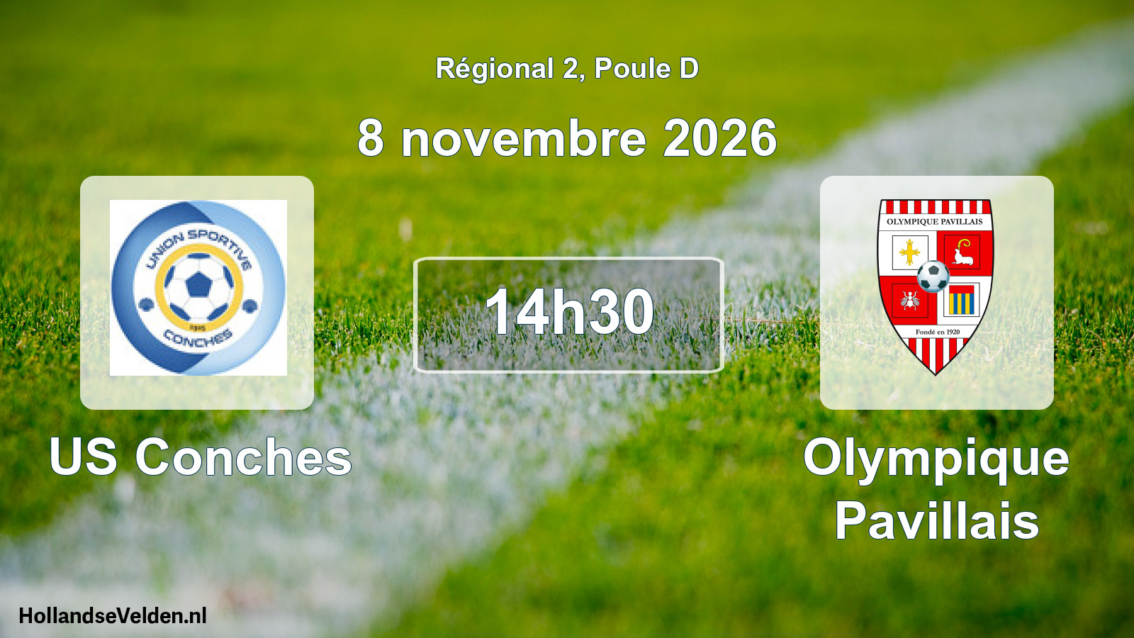 Scheduled Match: US Conches - Olympique Pavillais (8 November 2026)