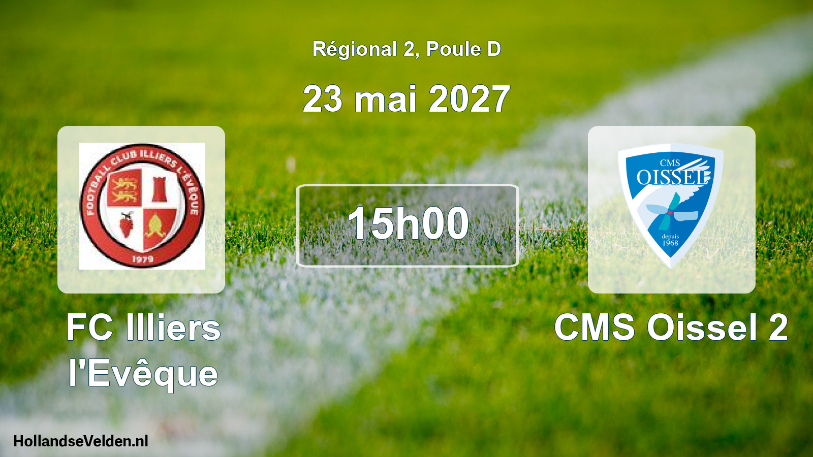 Scheduled Match: FC Illiers l'Evêque - CMS Oissel 2 (23 May 2027)