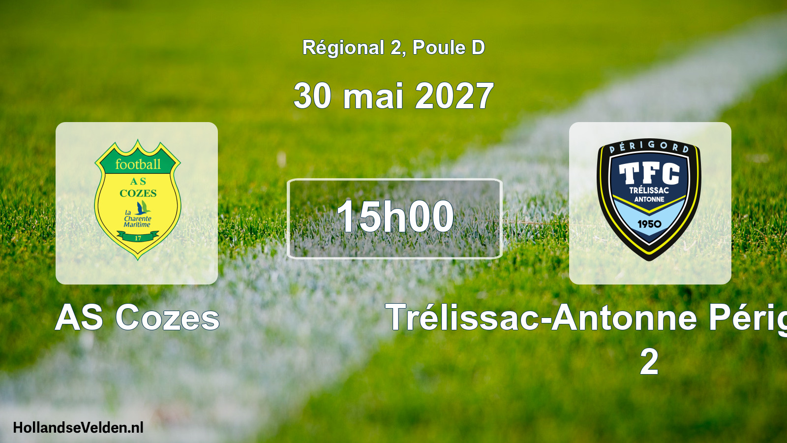 Scheduled Match: AS Cozes - Trélissac-Antonne Périgord FC 2 (30 May 2027)