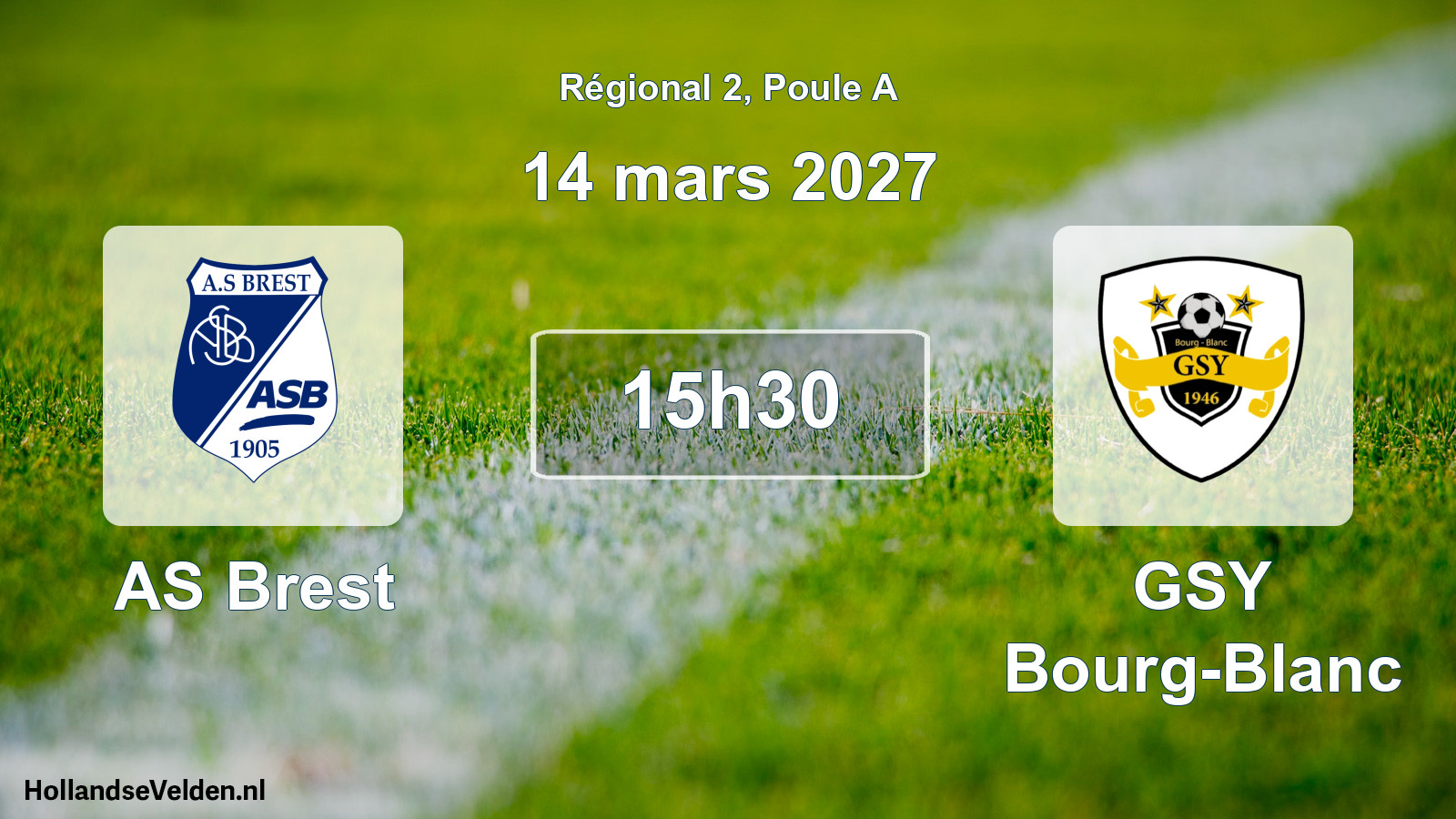 Scheduled Match: AS Brest - GSY Bourg-Blanc (14 March 2027)