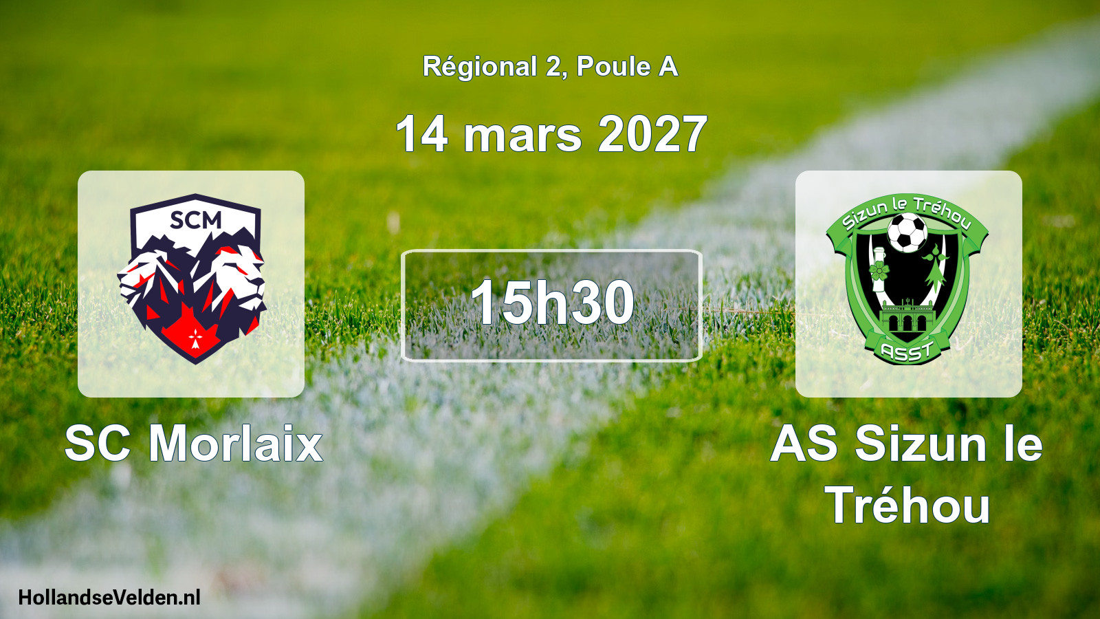 Scheduled Match: SC Morlaix - AS Sizun le Tréhou (14 March 2027)