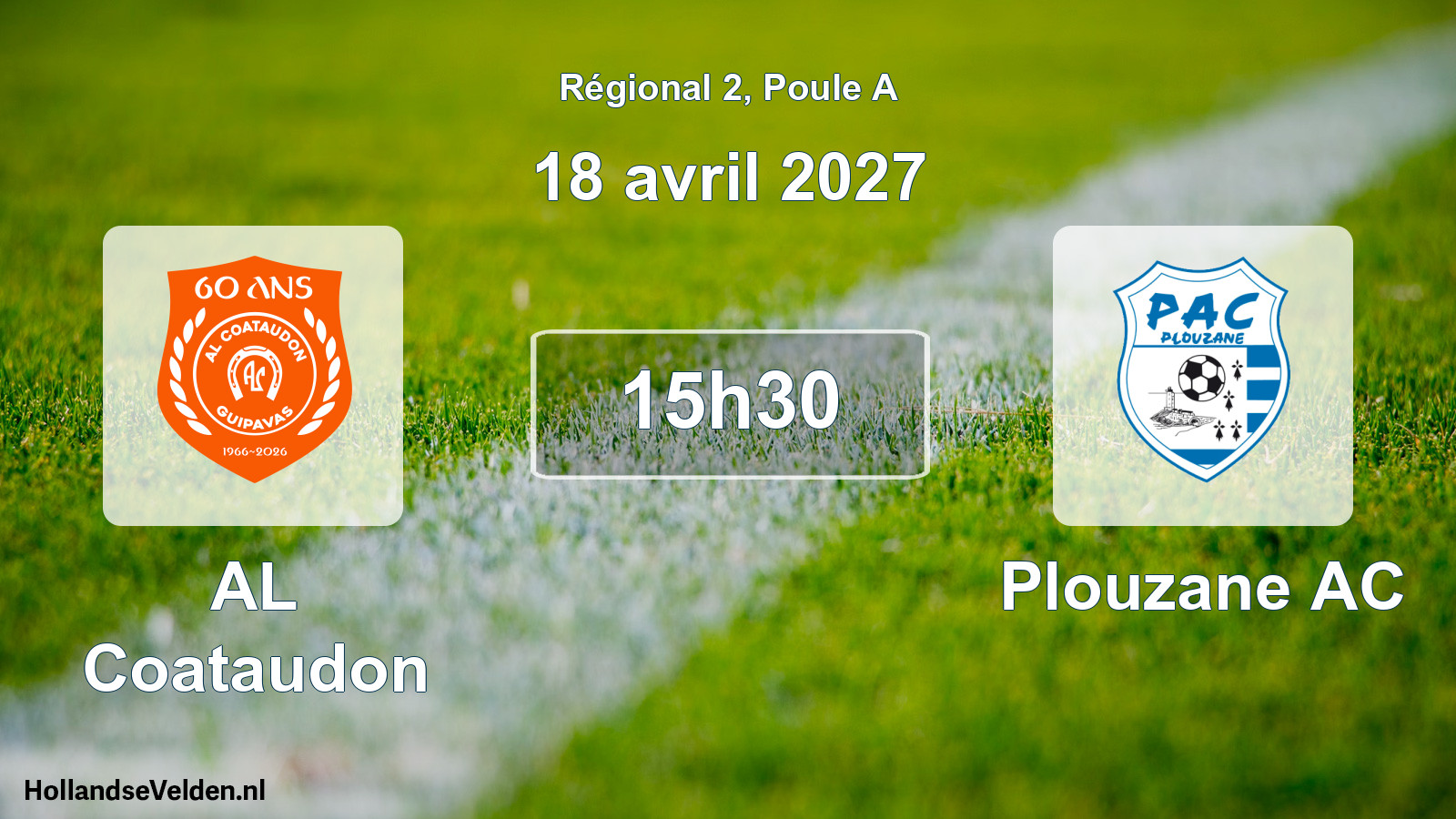 Scheduled Match: AL Coataudon - Plouzane AC (18 April 2027)