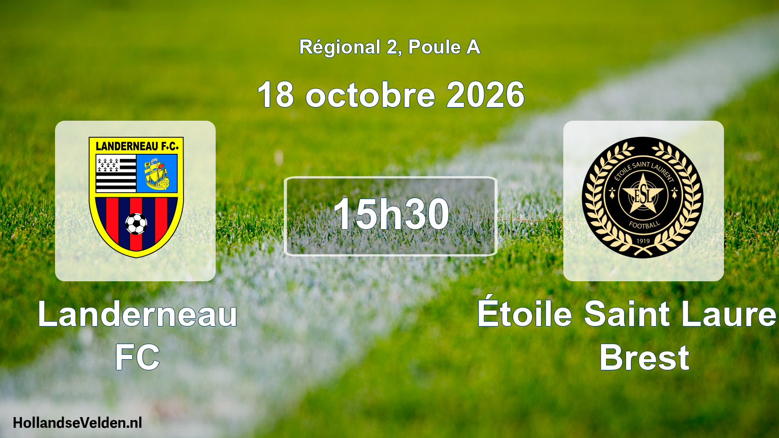 Scheduled Match: Landerneau FC - Étoile Saint Laurent Brest (18 October 2026)