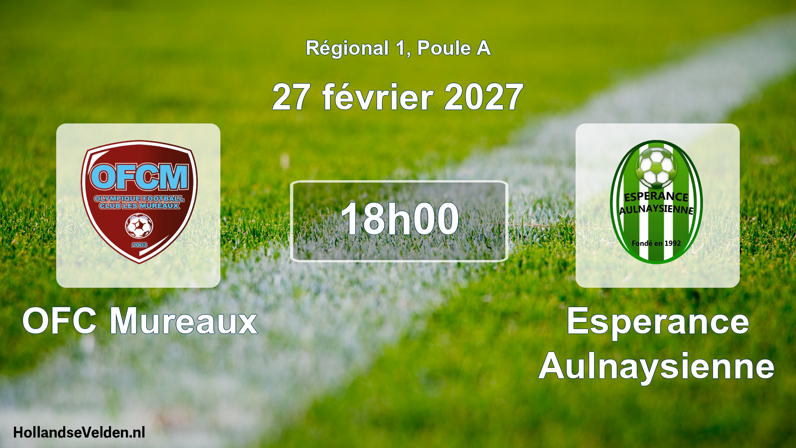 Scheduled Match: OFC Mureaux - Esperance Aulnaysienne (27 February 2027)