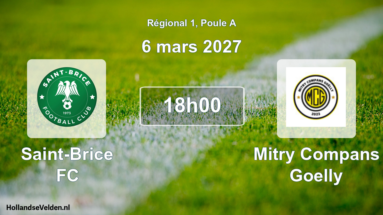Scheduled Match: Saint-Brice FC - Mitry Compans Goelly (6 March 2027)