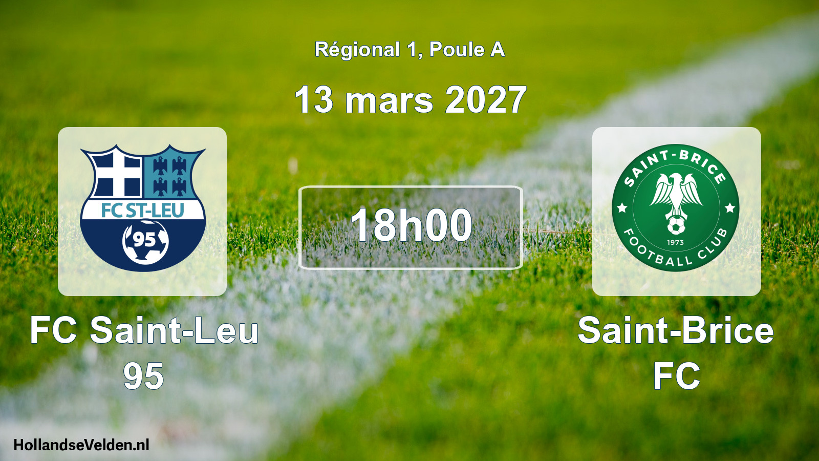 Scheduled Match: FC Saint-Leu 95 - Saint-Brice FC (13 March 2027)
