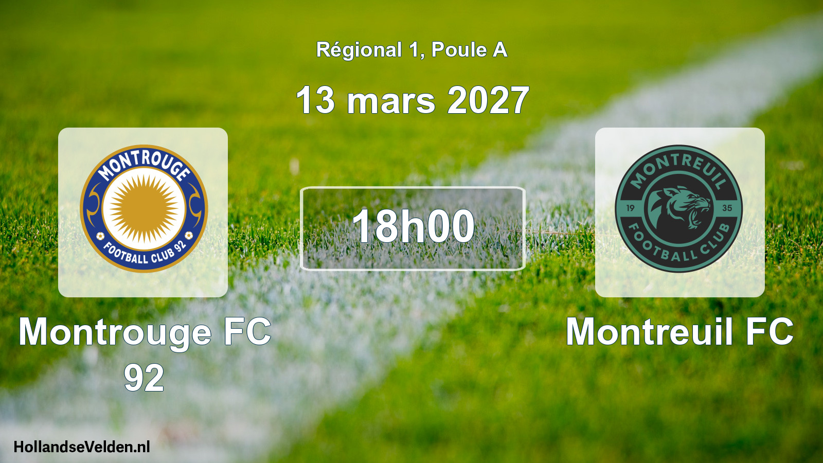 Scheduled Match: Montrouge FC 92 - Montreuil FC (13 March 2027)
