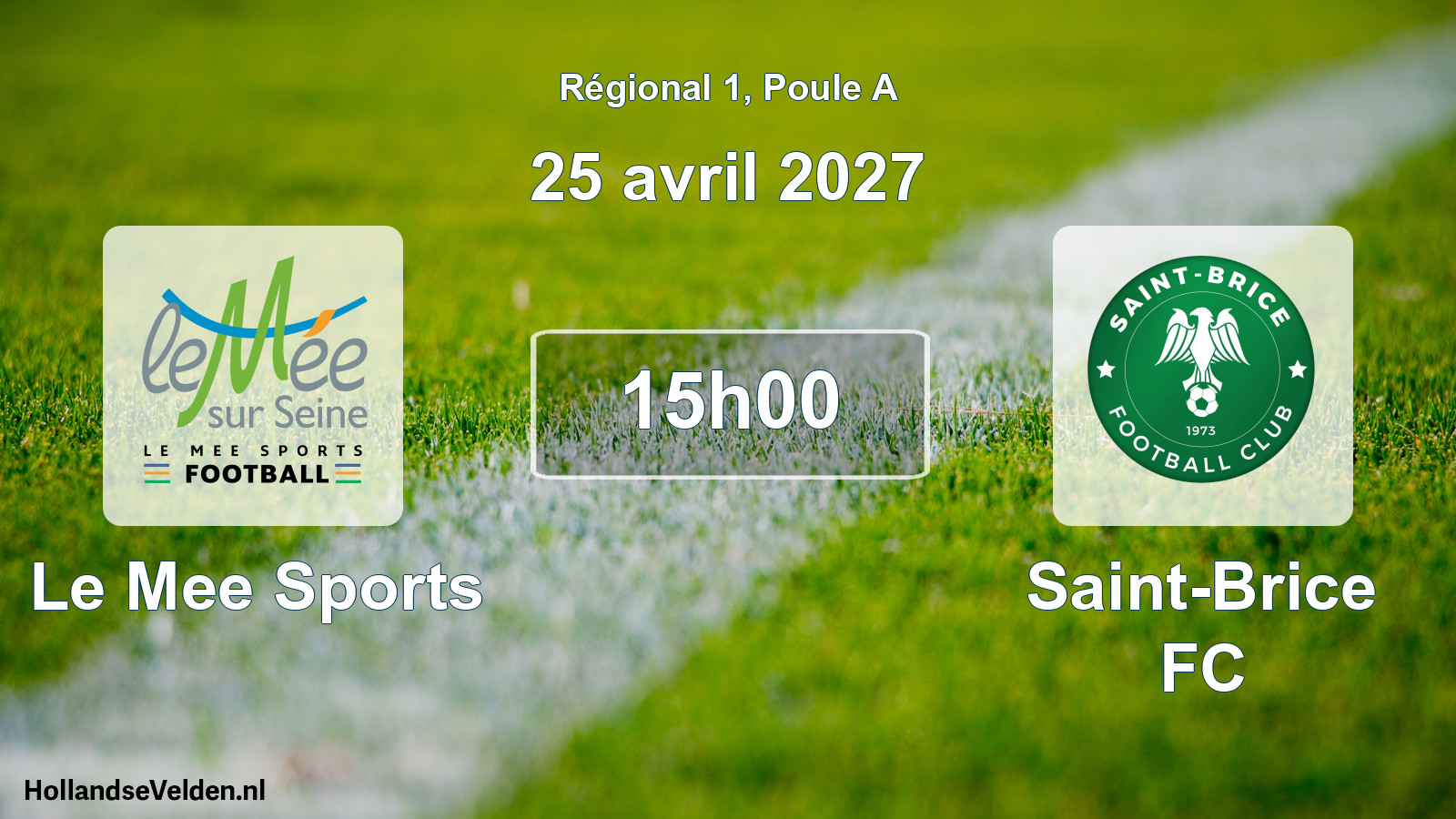 Scheduled Match: Le Mee Sports - Saint-Brice FC (25 April 2027)