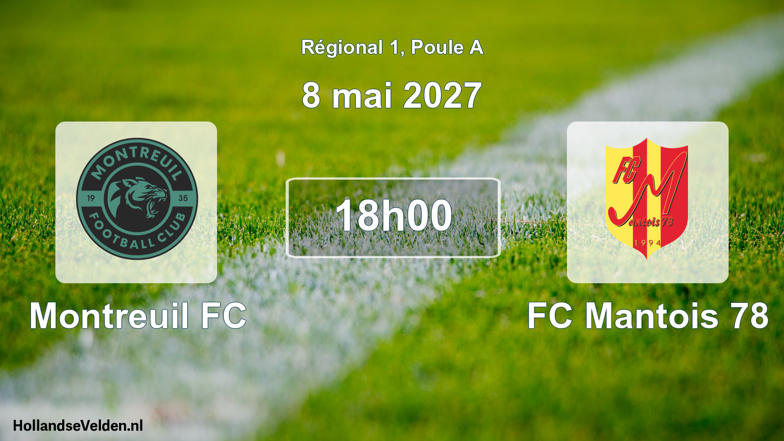 Scheduled Match: Montreuil FC - FC Mantois 78 (8 May 2027)