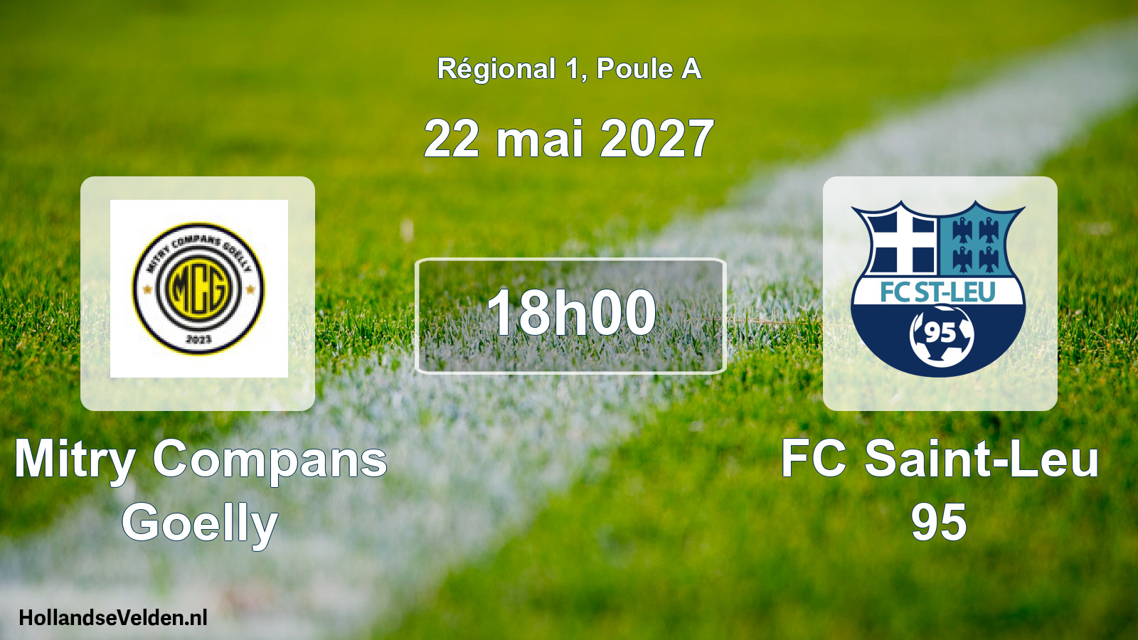 Scheduled Match: Mitry Compans Goelly - FC Saint-Leu 95 (22 May 2027)