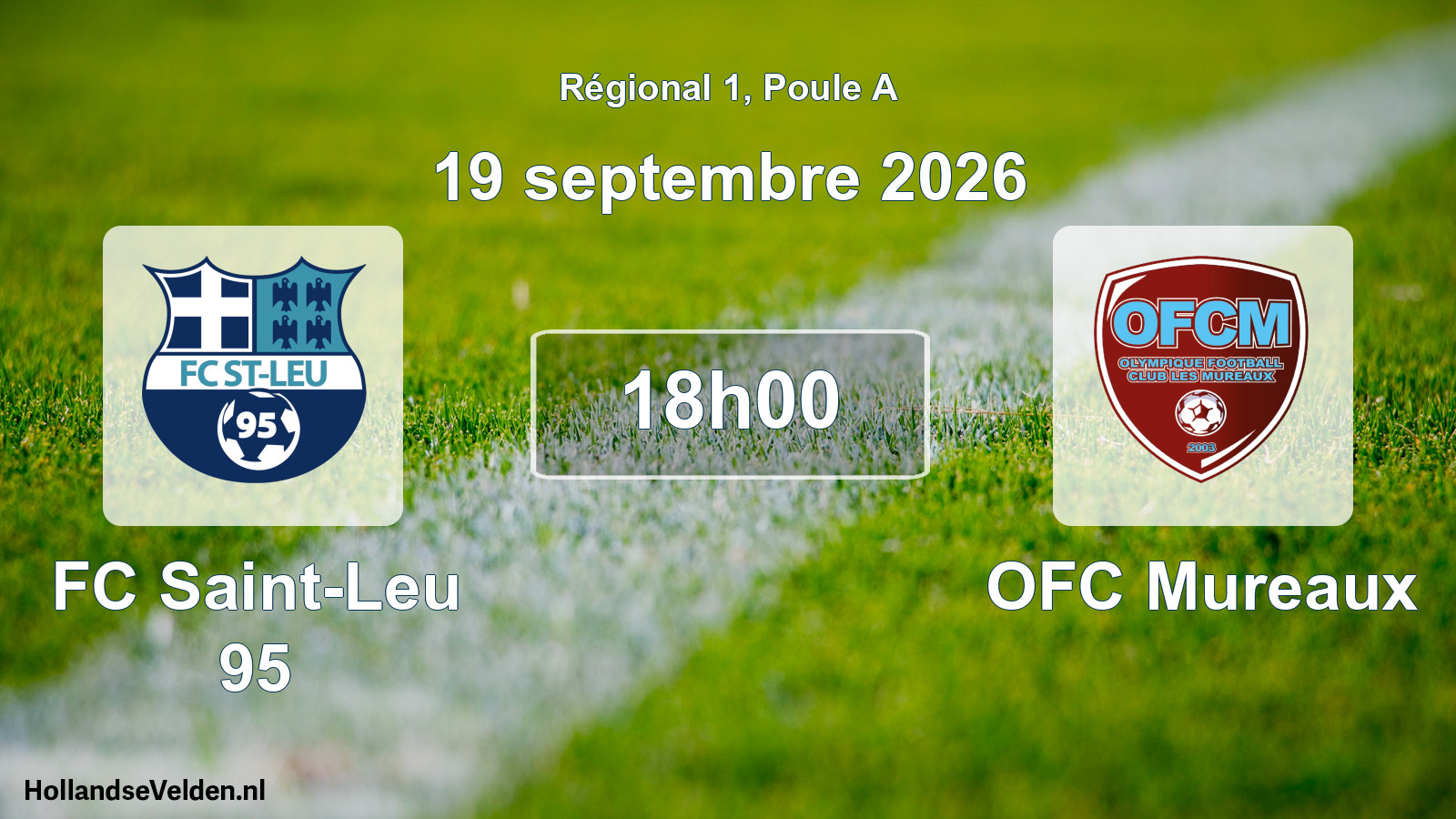 Scheduled Match: FC Saint-Leu 95 - OFC Mureaux (19 September 2026)