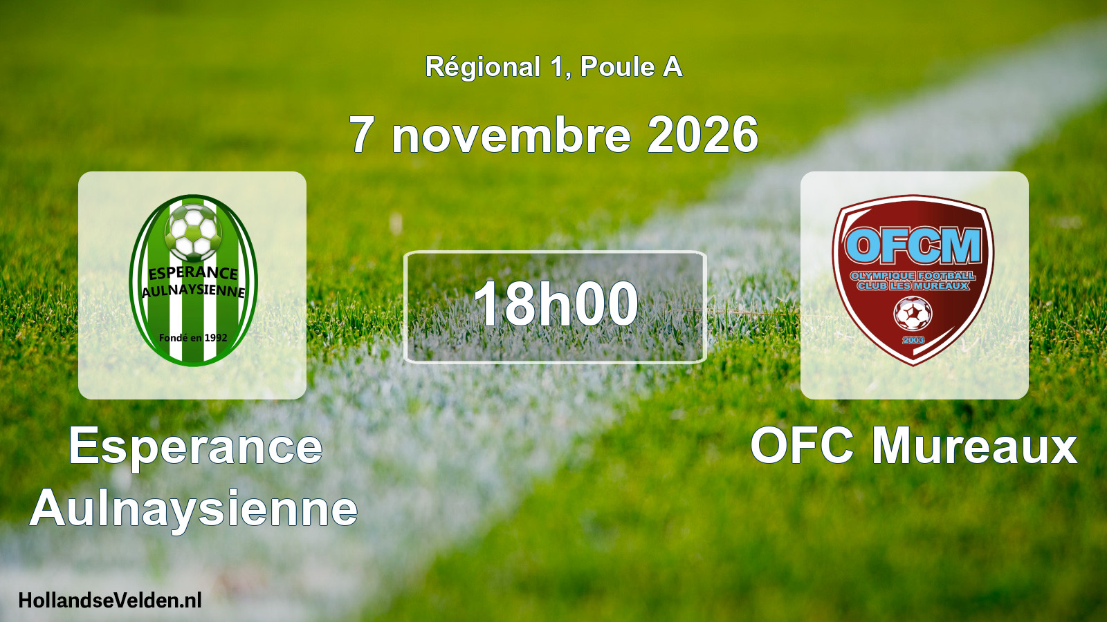 Scheduled Match: Esperance Aulnaysienne - OFC Mureaux (7 November 2026)