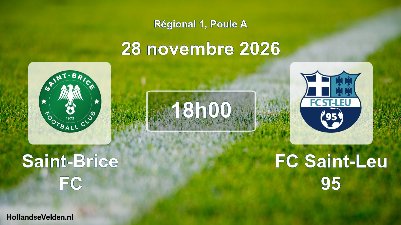 Scheduled Match: Saint-Brice FC - FC Saint-Leu 95 (28 November 2026)