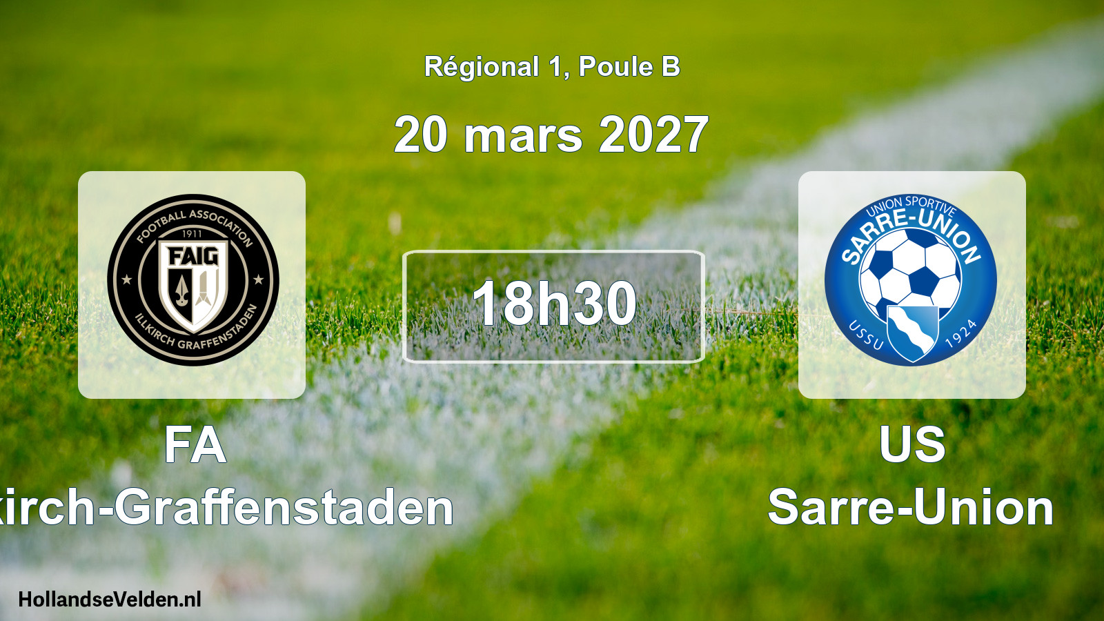 Scheduled Match: FA Illkirch-Graffenstaden - US Sarre-Union (20 March 2027)