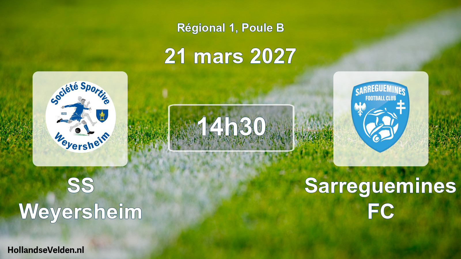 Scheduled Match: SS Weyersheim - Sarreguemines FC (21 March 2027)