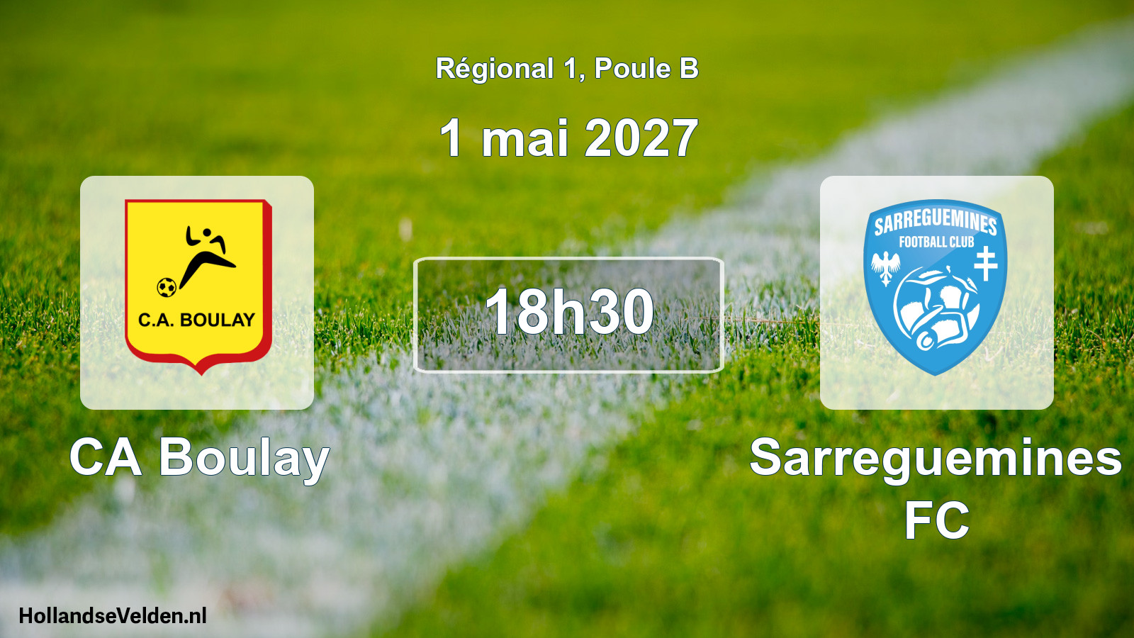 Scheduled Match: CA Boulay - Sarreguemines FC (1 May 2027)