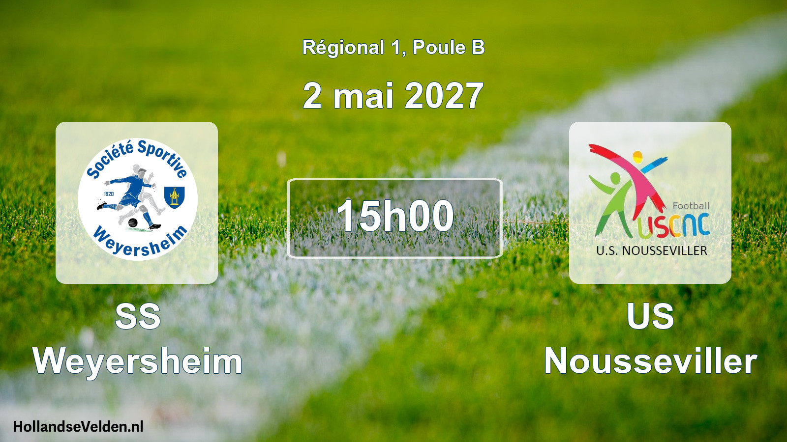 Scheduled Match: SS Weyersheim - US Nousseviller (2 May 2027)