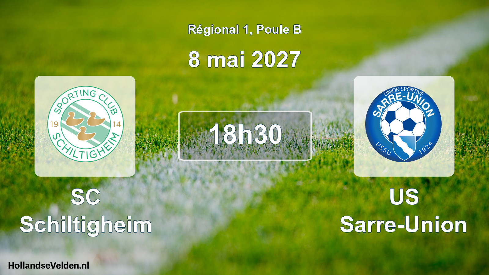 Match programmé: SC Schiltigheim - US Sarre-Union (8 mai 2027)