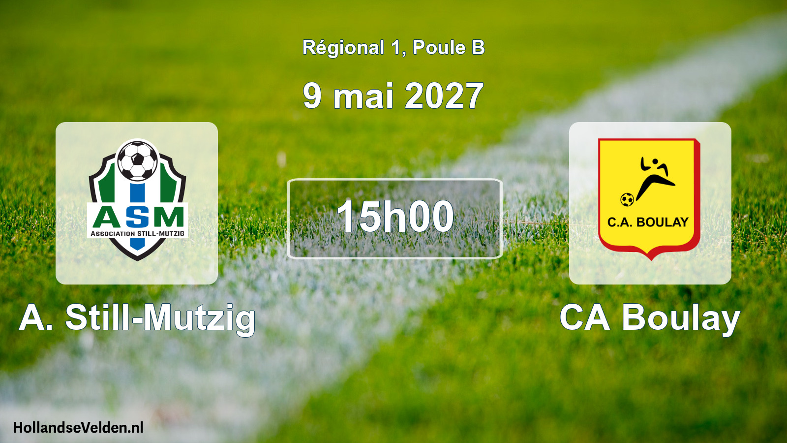 Scheduled Match: A. Still-Mutzig - CA Boulay (9 May 2027)