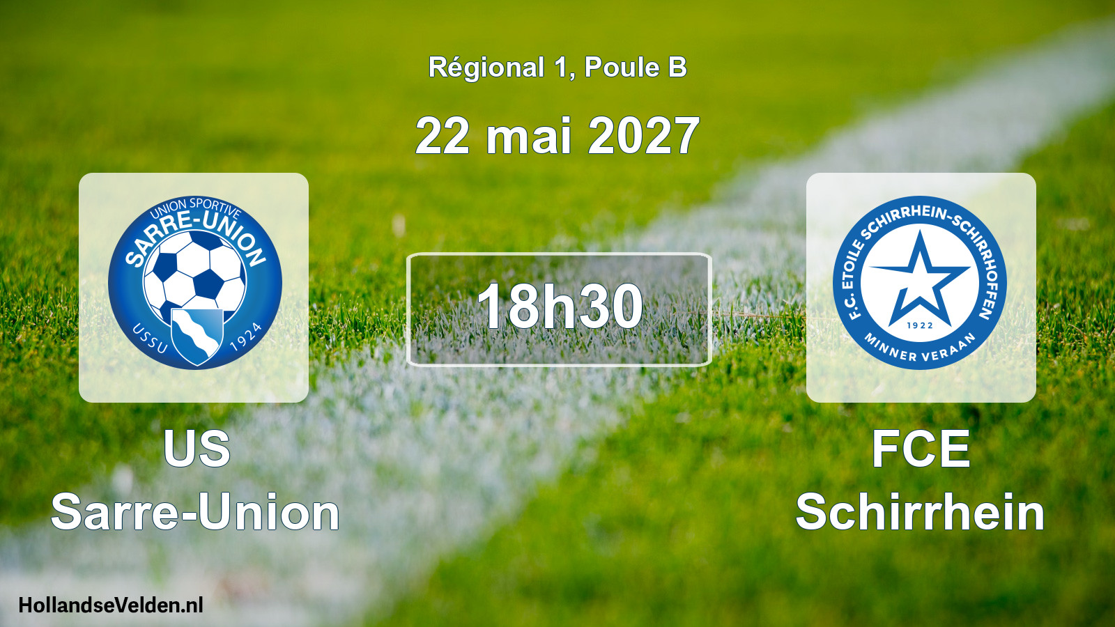 Scheduled Match: US Sarre-Union - FCE Schirrhein (22 May 2027)