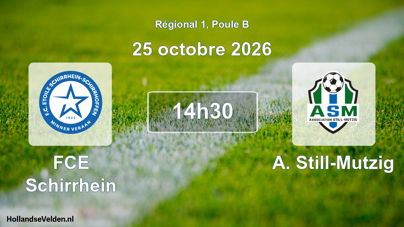 Scheduled Match: FCE Schirrhein - A. Still-Mutzig (25 October 2026)