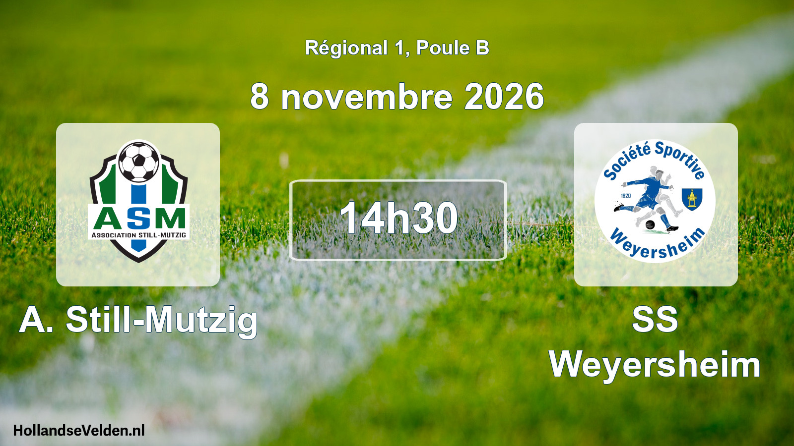 Scheduled Match: A. Still-Mutzig - SS Weyersheim (8 November 2026)