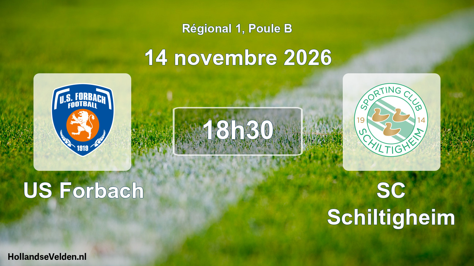 Scheduled Match: US Forbach - SC Schiltigheim (14 November 2026)