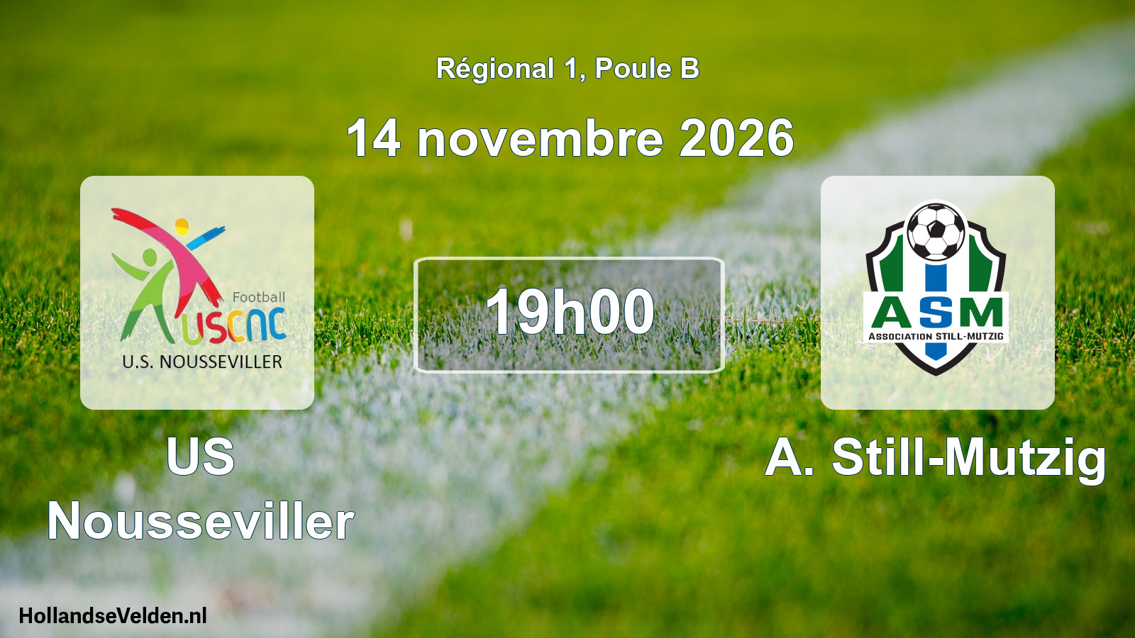 Scheduled Match: US Nousseviller - A. Still-Mutzig (14 November 2026)