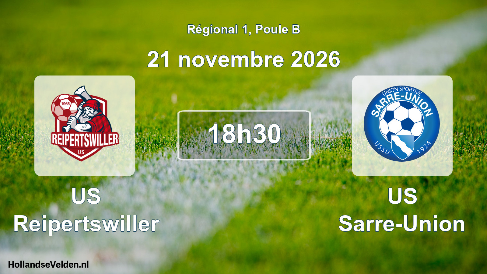 Scheduled Match: US Reipertswiller - US Sarre-Union (21 November 2026)
