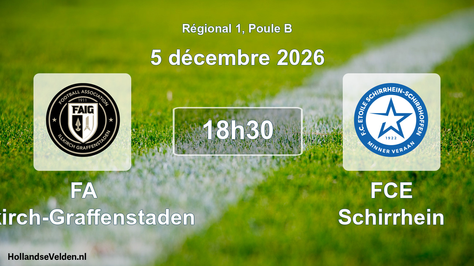 Scheduled Match: FA Illkirch-Graffenstaden - FCE Schirrhein (5 December 2026)