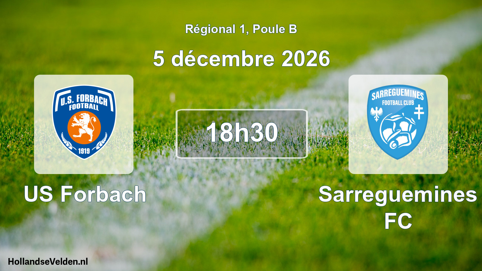 Scheduled Match: US Forbach - Sarreguemines FC (5 December 2026)