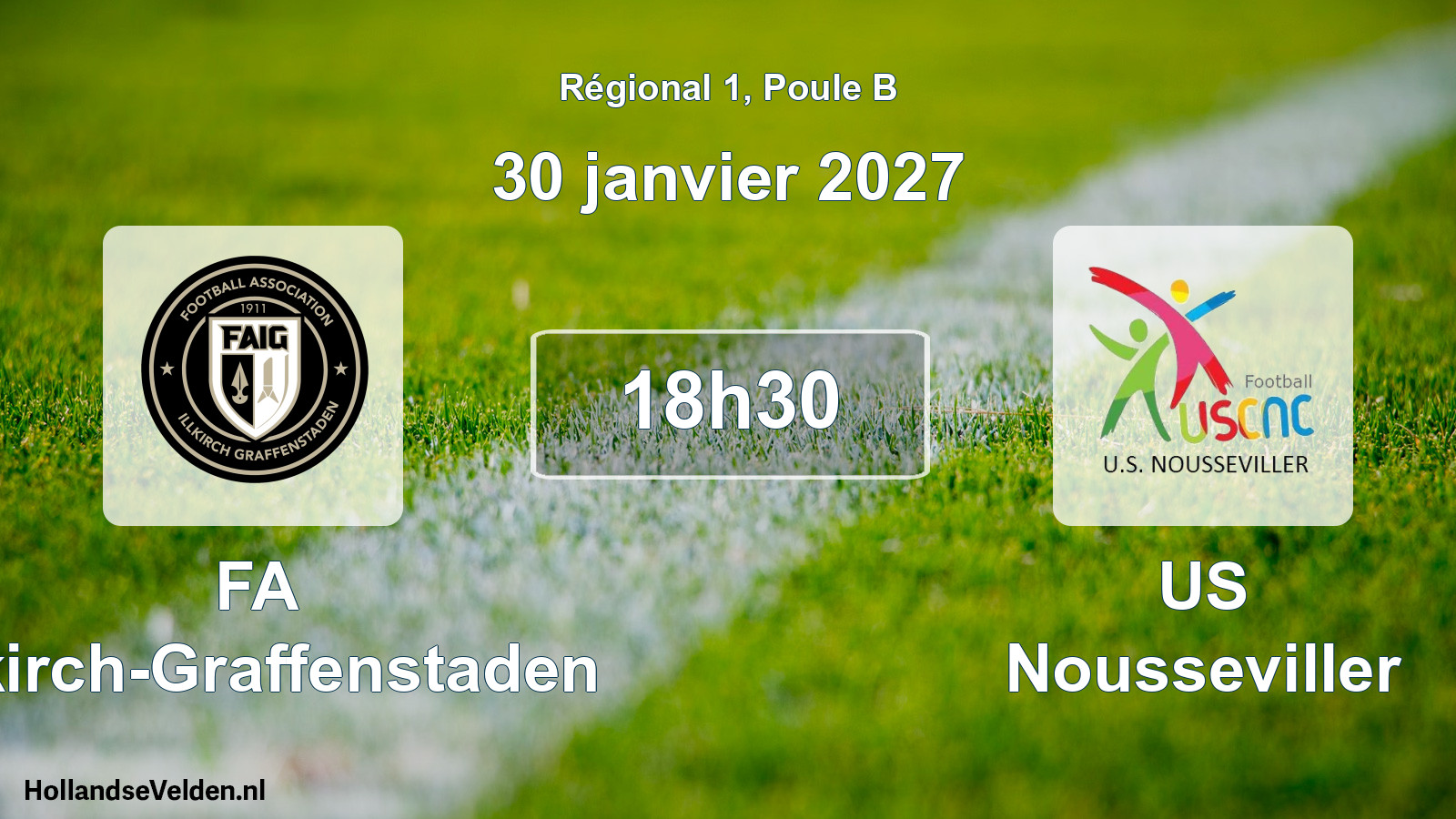 Scheduled Match: FA Illkirch-Graffenstaden - US Nousseviller (30 January 2027)