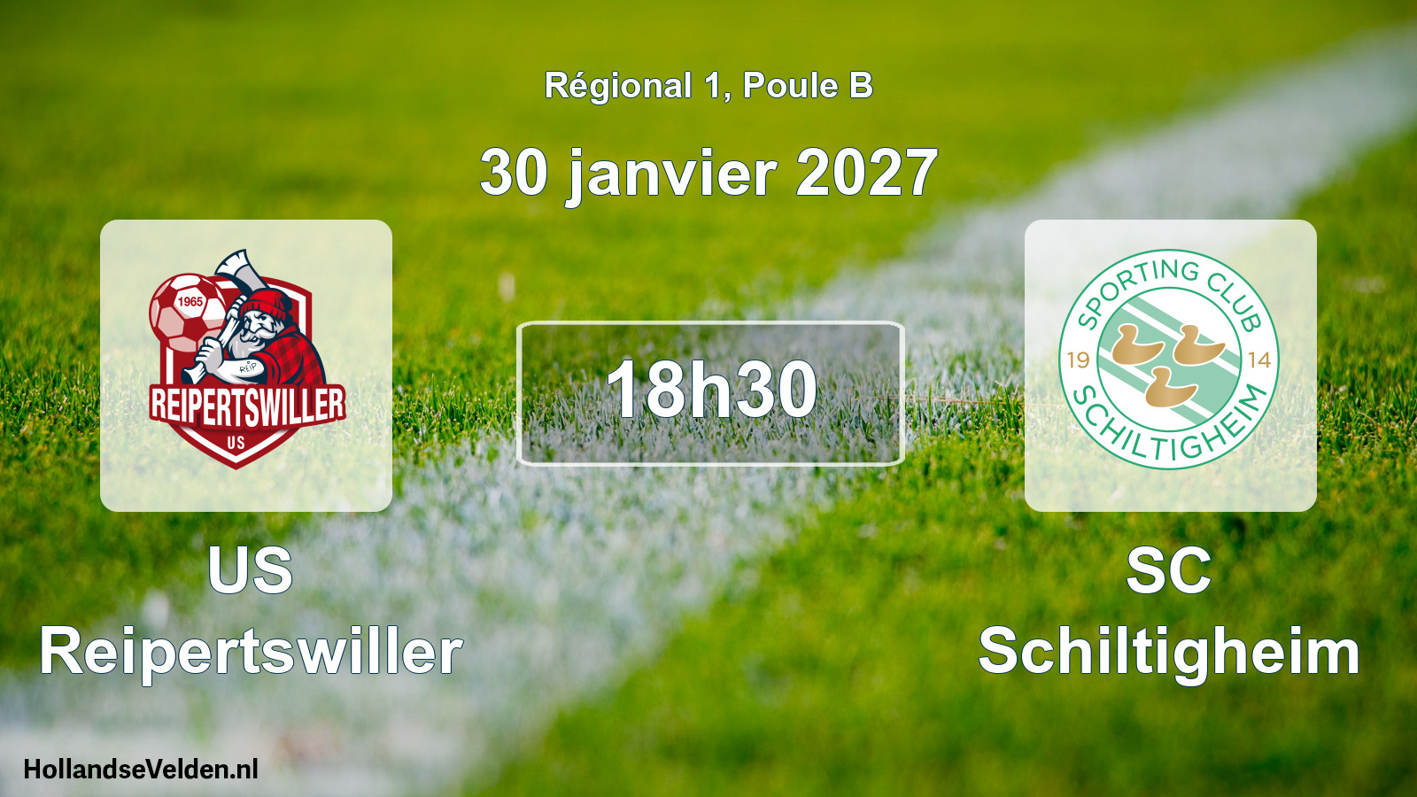 Scheduled Match: US Reipertswiller - SC Schiltigheim (30 January 2027)