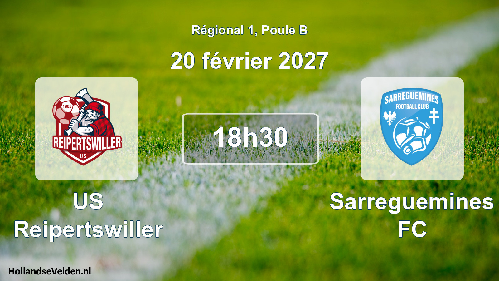 Scheduled Match: US Reipertswiller - Sarreguemines FC (20 February 2027)