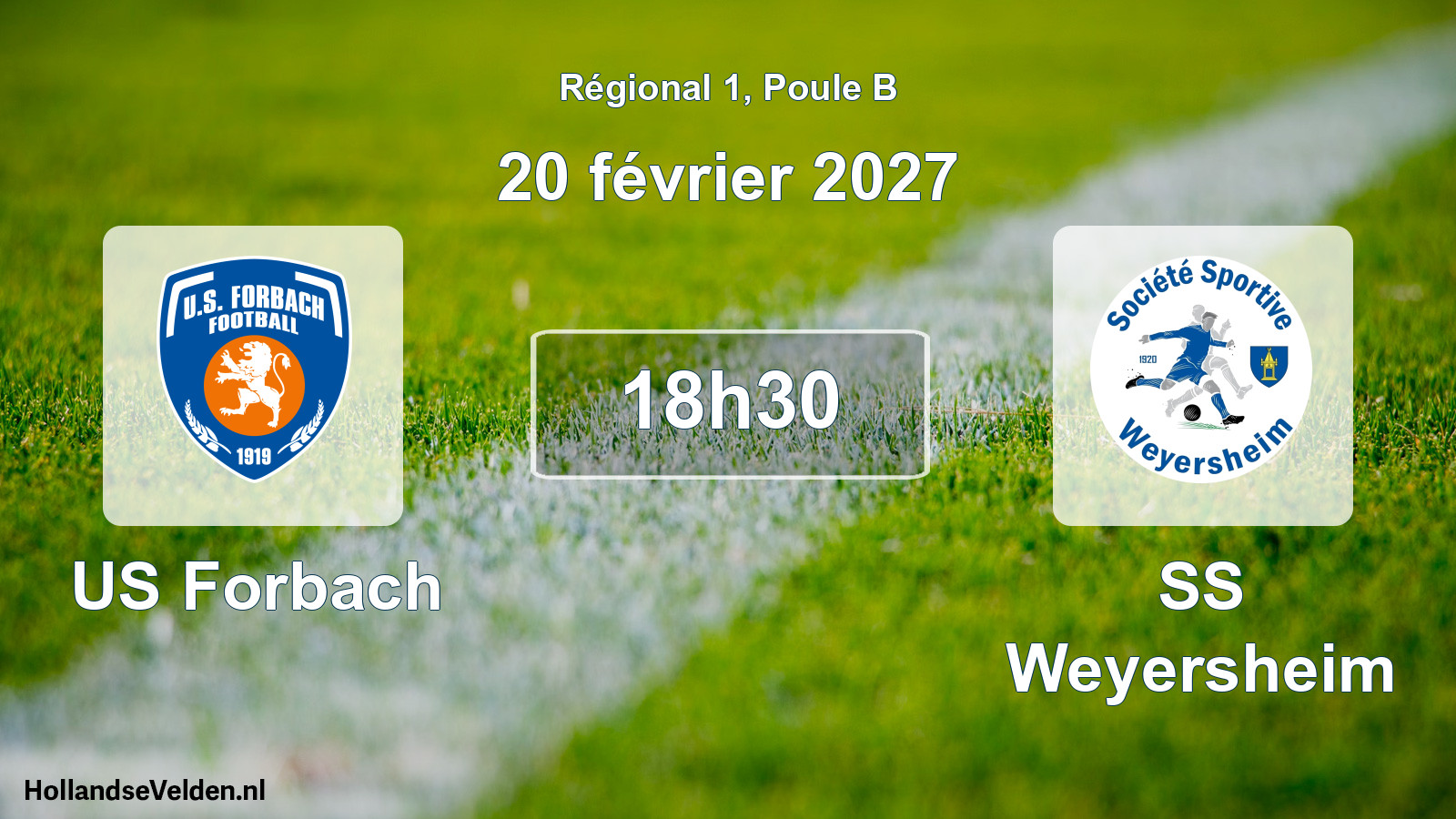 Scheduled Match: US Forbach - SS Weyersheim (20 February 2027)