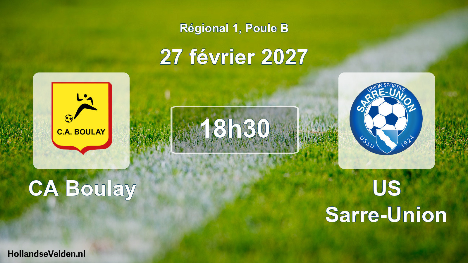 Scheduled Match: CA Boulay - US Sarre-Union (27 February 2027)