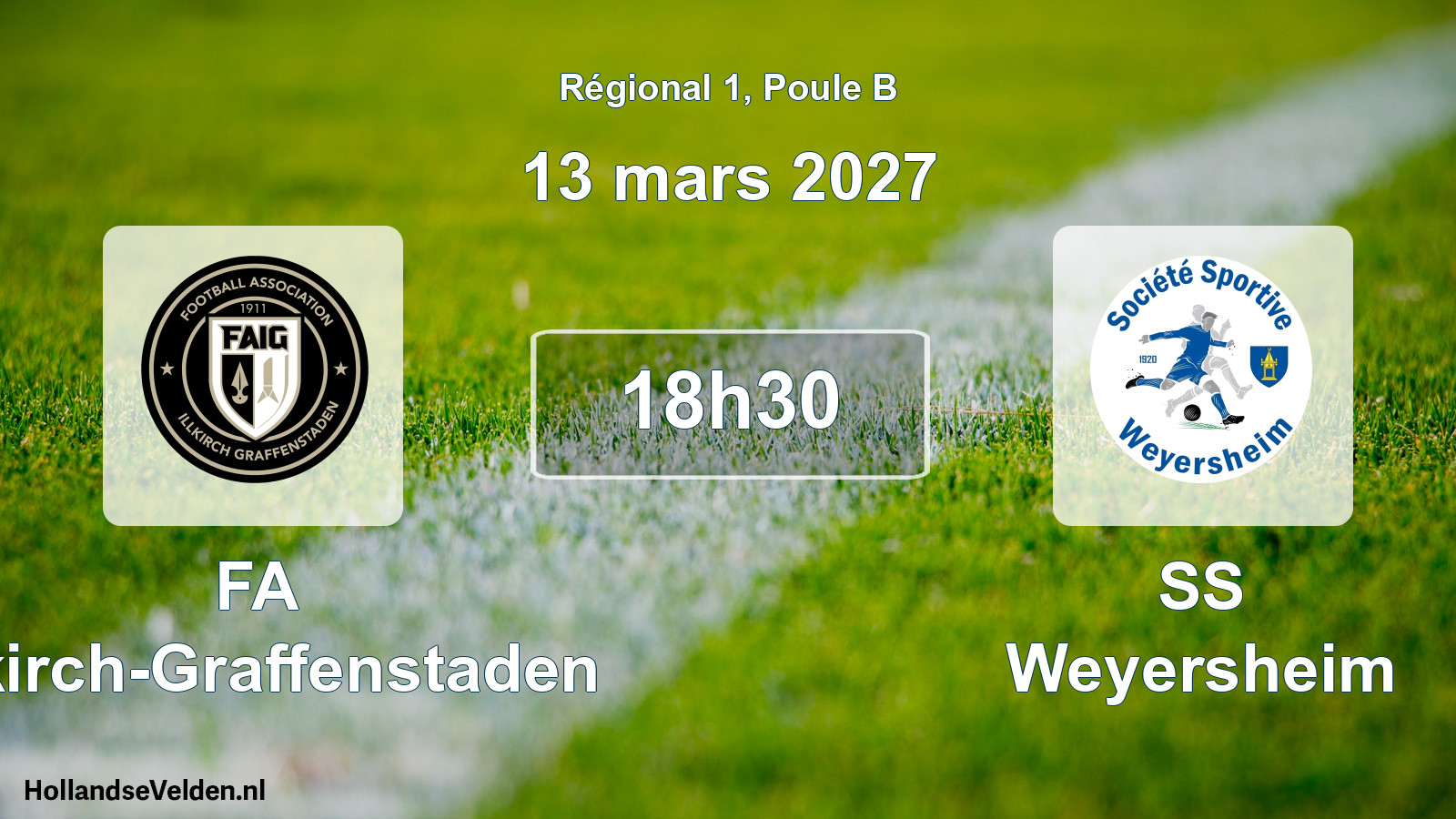 Scheduled Match: FA Illkirch-Graffenstaden - SS Weyersheim (13 March 2027)