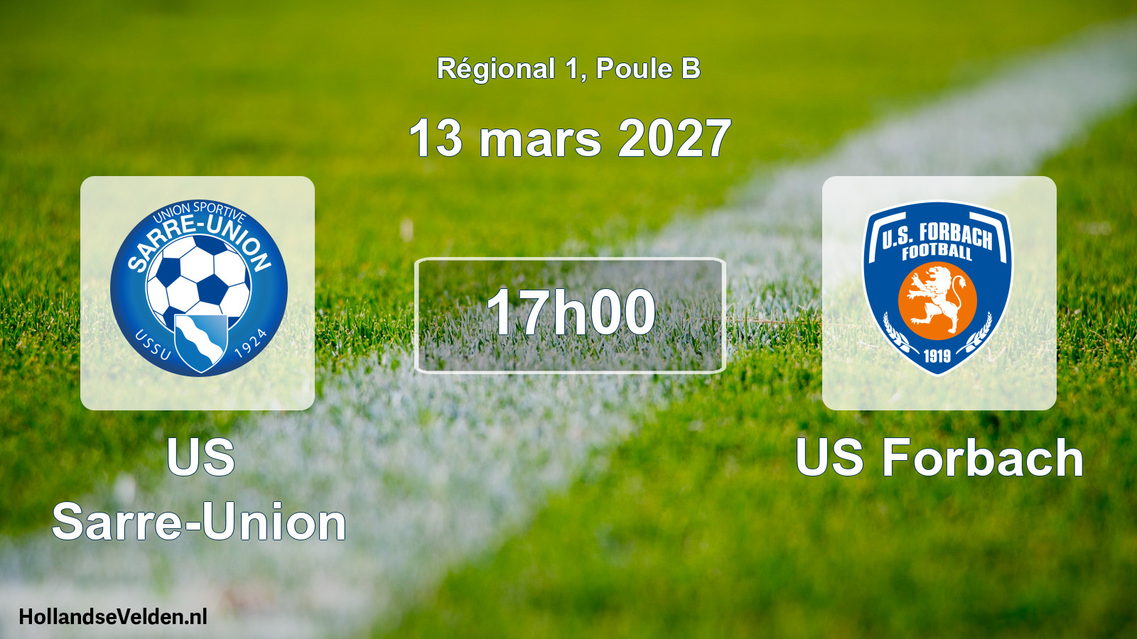 Scheduled Match: US Sarre-Union - US Forbach (13 March 2027)