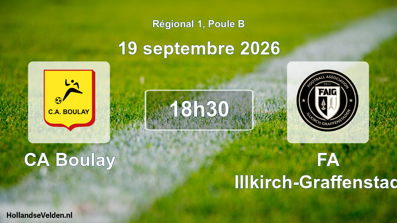 Scheduled Match: CA Boulay - FA Illkirch-Graffenstaden (19 September 2026)