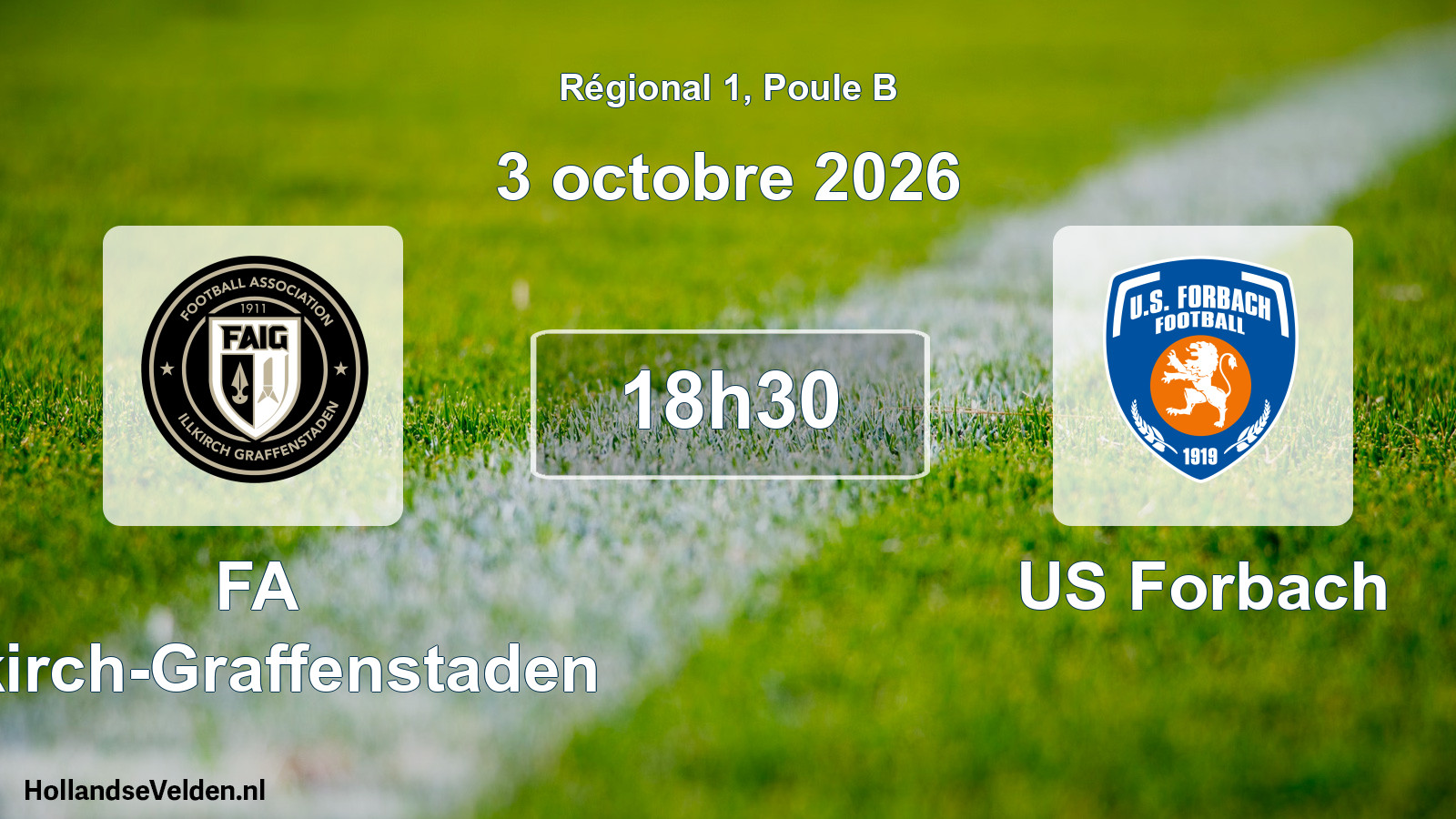 Scheduled Match: FA Illkirch-Graffenstaden - US Forbach (3 October 2026)