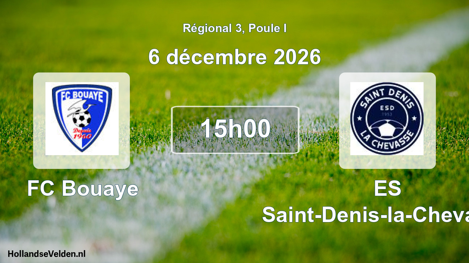 Scheduled Match: FC Bouaye - ES Saint-Denis-la-Chevasse (6 December 2026)