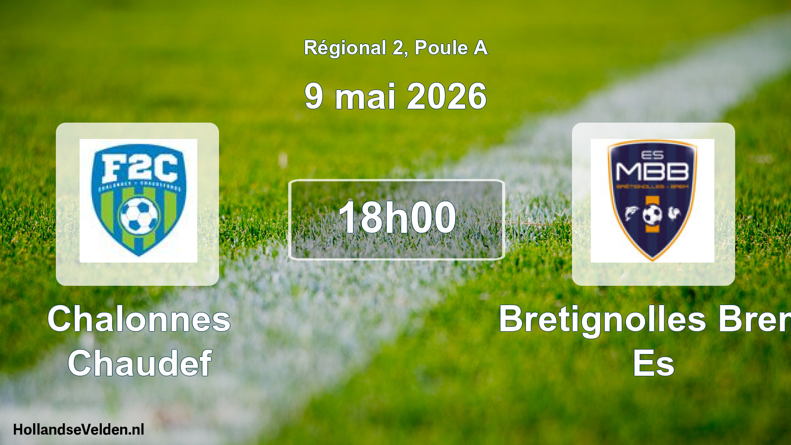 Scheduled Match: Chalonnes Chaudef - Bretignolles Brem Es (9 May 2026)