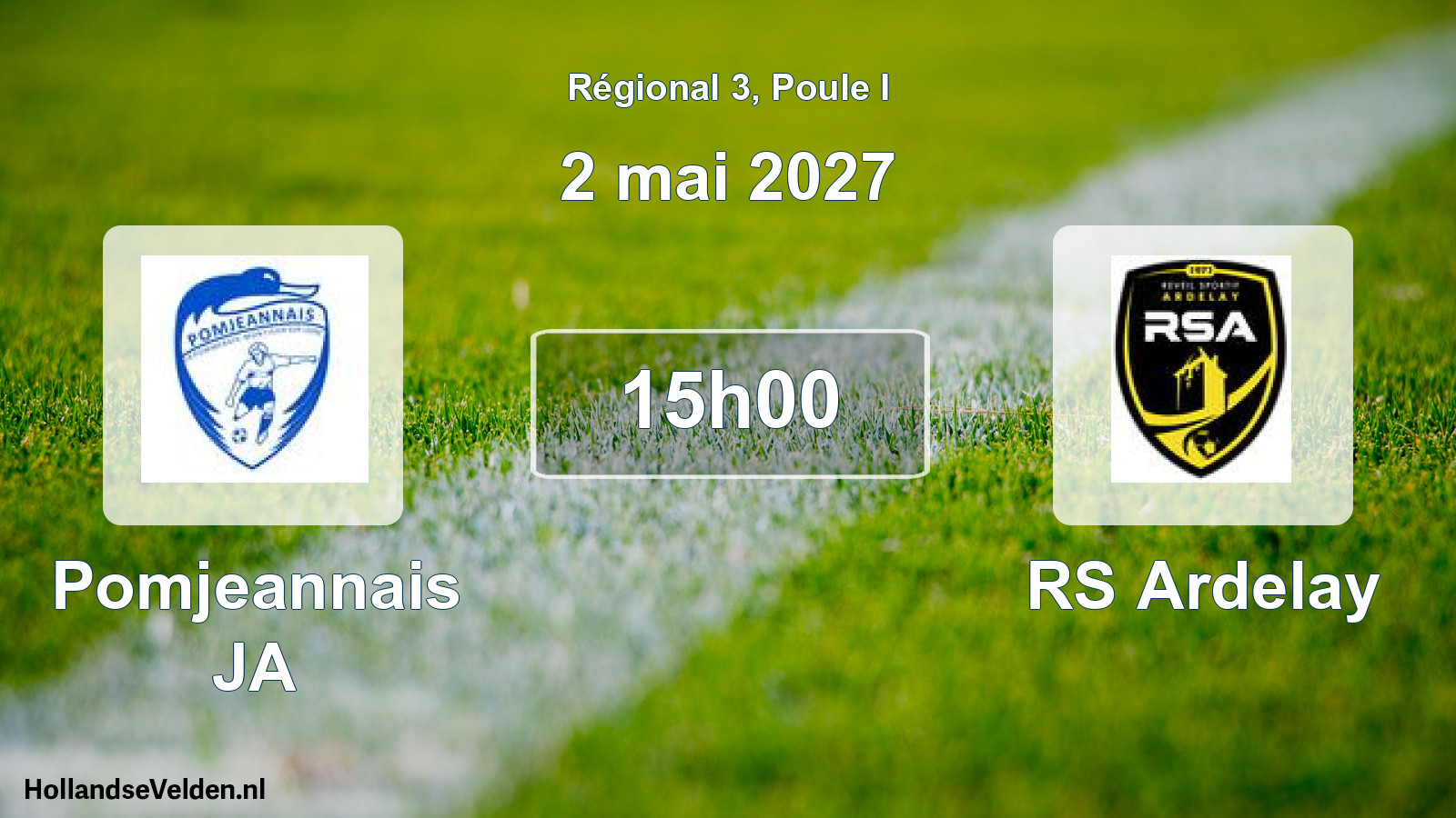 Scheduled Match: Pomjeannais JA - RS Ardelay (2 May 2027)