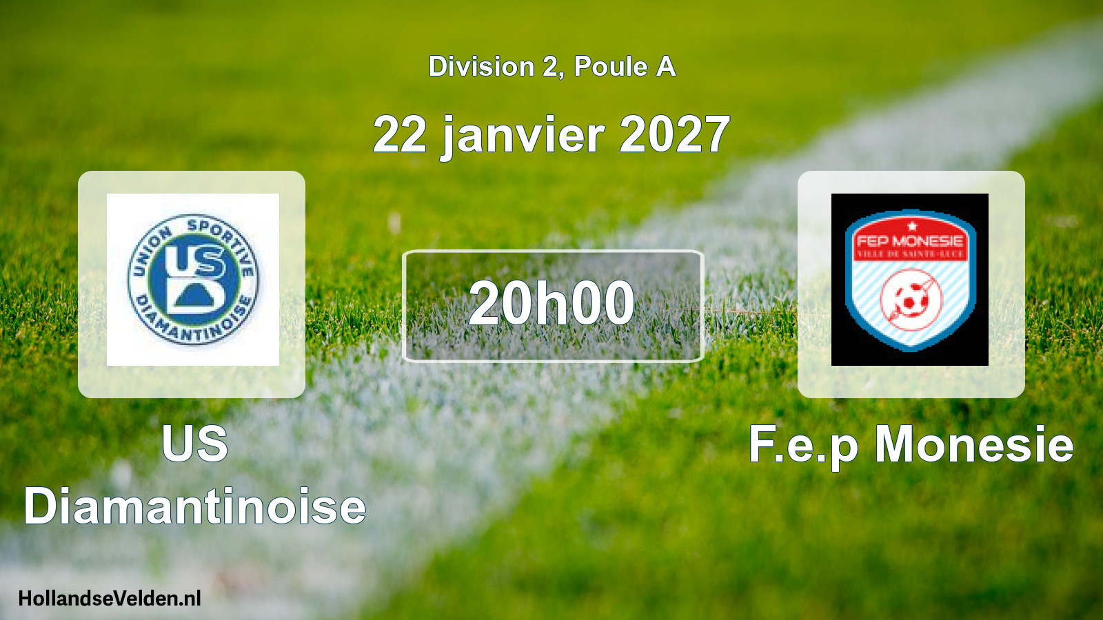 Match programmé: US Diamantinoise - F.e.p Monesie (22 janvier 2027)