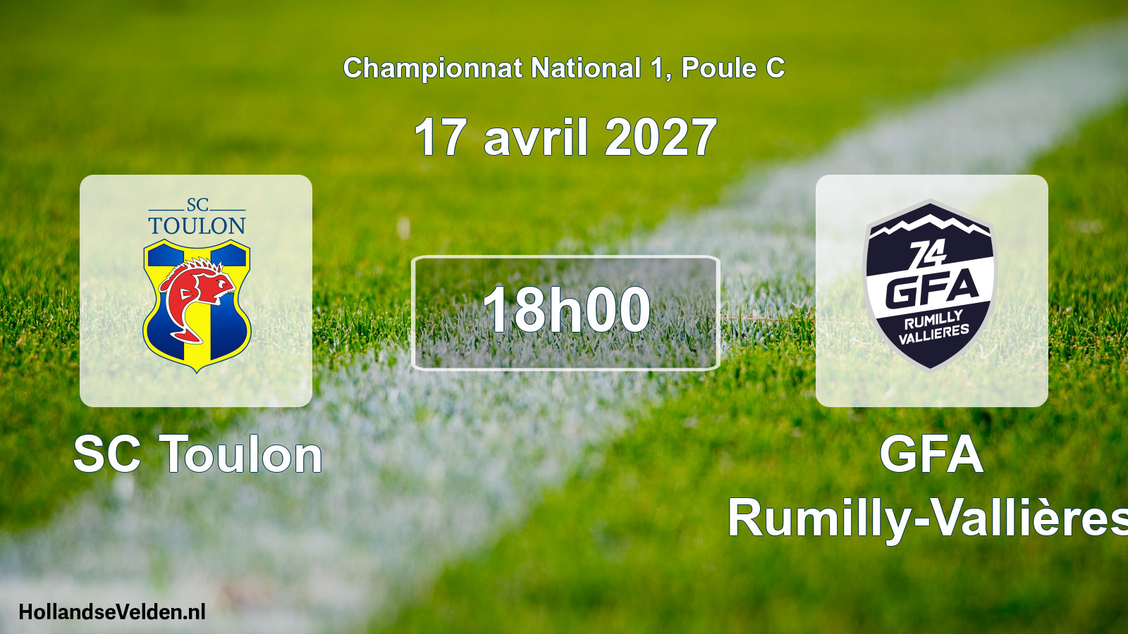 Scheduled Match: SC Toulon - GFA Rumilly-Vallières (17 April 2027)