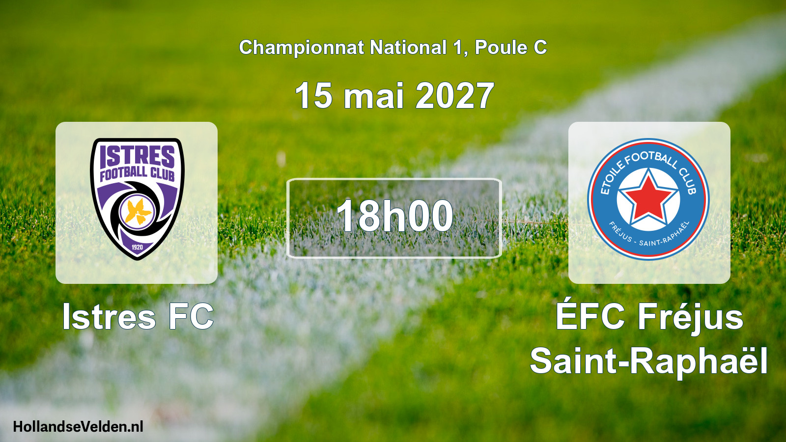 Match programmé: Istres FC - ÉFC Fréjus Saint-Raphaël (15 mai 2027)