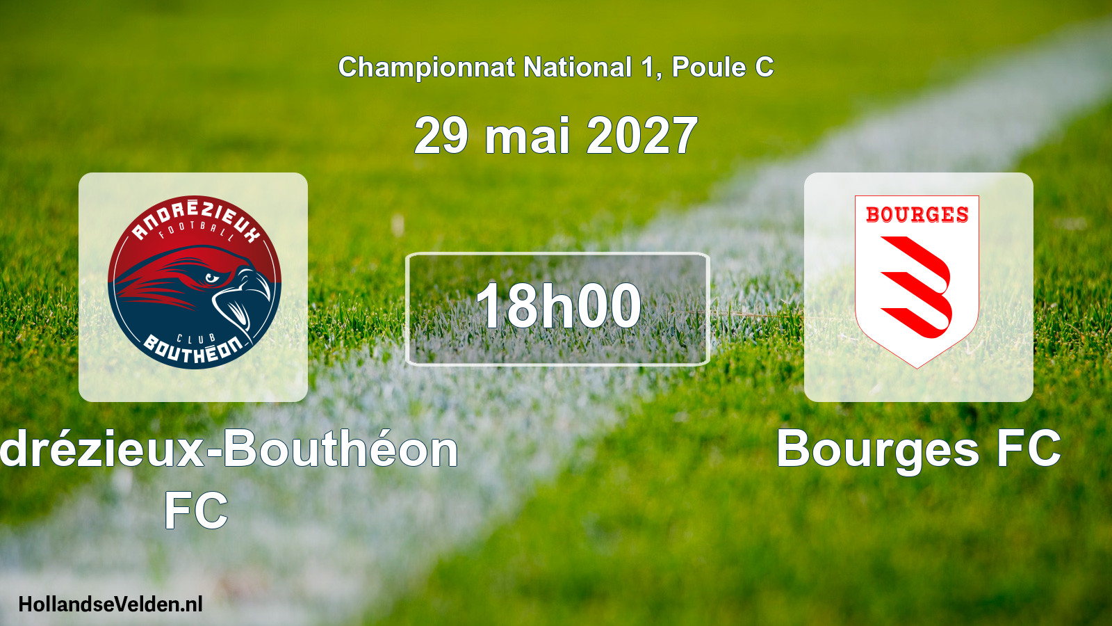Geplande wedstrijd: Andrézieux-Bouthéon FC - Bourges FC (29 mei 2027)