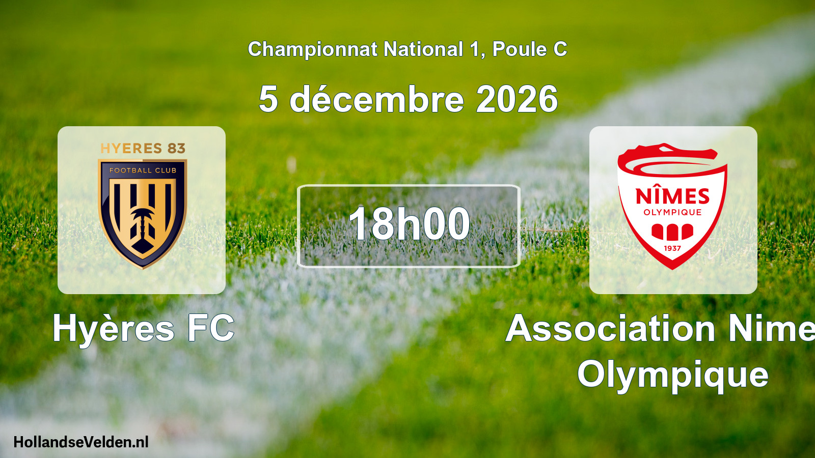 Scheduled Match: Hyères FC - Association Nimes Olympique (5 December 2026)