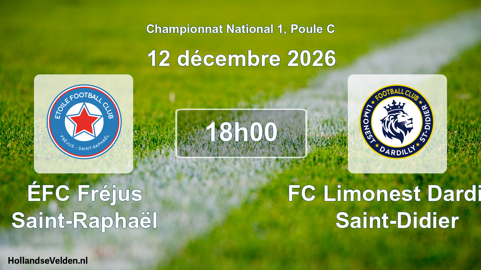 Scheduled Match: ÉFC Fréjus Saint-Raphaël - FC Limonest Dardilly Saint-Didier (12 December 2026)