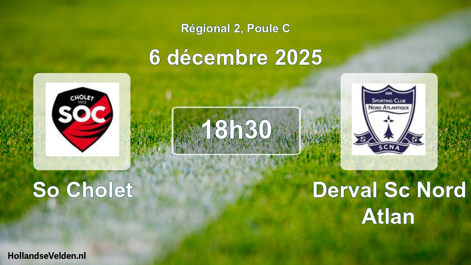 Geplande wedstrijd: So Cholet - Derval Sc Nord Atlan (6 december 2025)